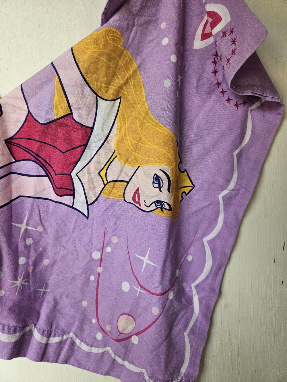 💙2/$20 Vintage Dual Sided Disney Princess Standard Pillow Case